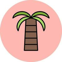 Coconut Palm Vector Icon