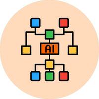 Artificial Intelligence Vector Icon