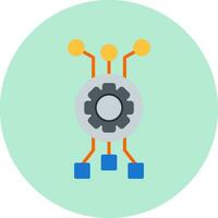 icono de vector de algoritmo