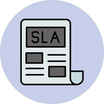 Sla vector icono