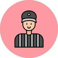 Referee Vector Icon