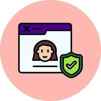 Cyber Security Vector Icon