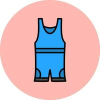 icono de vector de traje