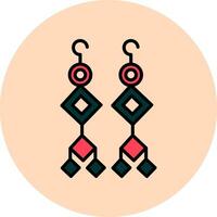 Earrings Vector Icon