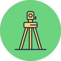 Total Station Vector Icon