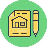 Contract Vector Icon