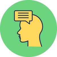 Talk Therapy Vector Icon