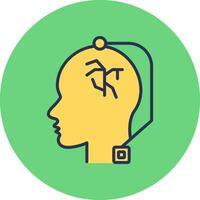 Deep Brain Stimulation Vector Icon