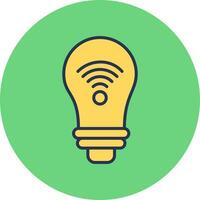 Smart Bulb Vector Icon