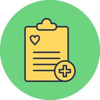 Health Report Vector Icon