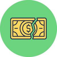 Bankruptcy Vector Icon