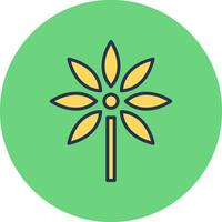 Schefflera Vector Icon