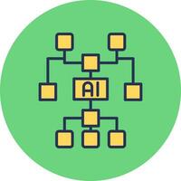 Artificial Intelligence Vector Icon