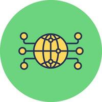 Global Network Vector Icon
