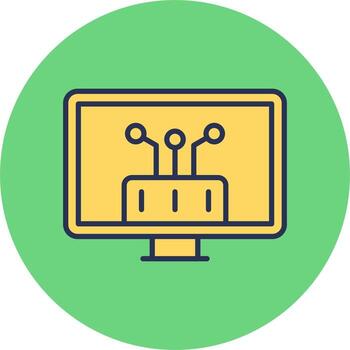 icono de vector de api