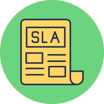 Sla vector icono
