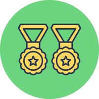 icono de vector de medallas