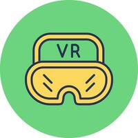 Virtual Glasses Vector Icon