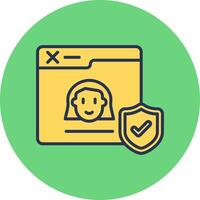 Cyber Security Vector Icon