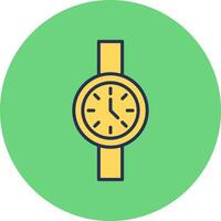 reloj, vector, icono vector