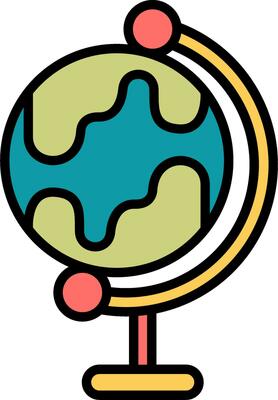 Planet Earth Vector Icon