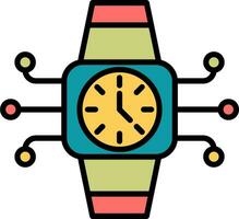 icono de vector de reloj inteligente