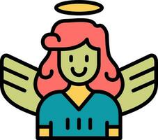 ángel vector icono