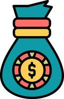 Money Bag Vector Icon