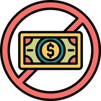No Money Vector Icon