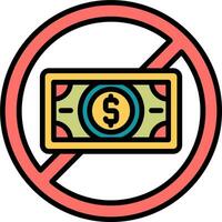 No Money Vector Icon