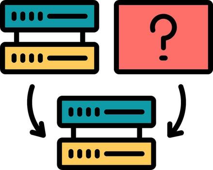 Data Integration Vector Icon