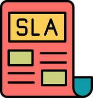 Sla vector icono