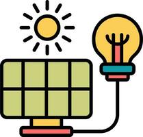 icono de vector de energía renovable