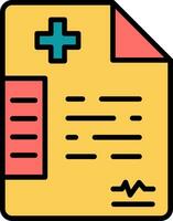 Medical Records Vector Icon