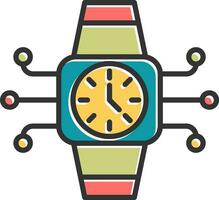 icono de vector de reloj inteligente