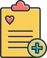 Health Report Vector Icon