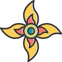 Plumeria Vector Icon