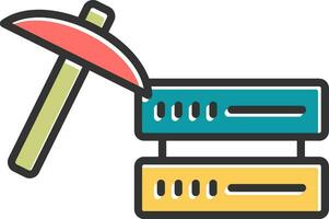Data Mining Vector Icon