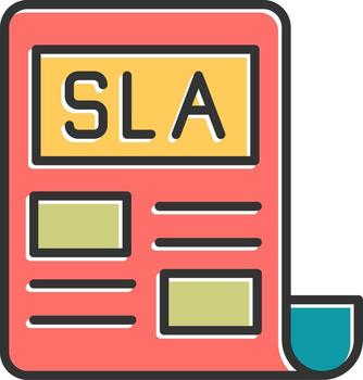 Sla vector icono