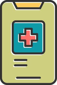 icono de vector de pedido en línea