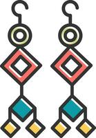 Earrings Vector Icon