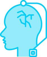 Deep Brain Stimulation Vector Icon