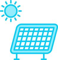 icono de vector de panel solar