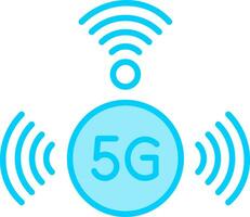 icono de vector de 5g