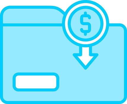 icono de vector de carpeta