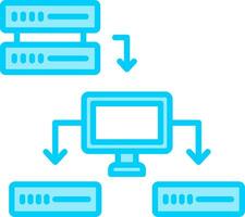 icono de vector de datos estructurados