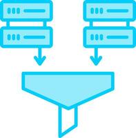 icono de vector de minería de datos