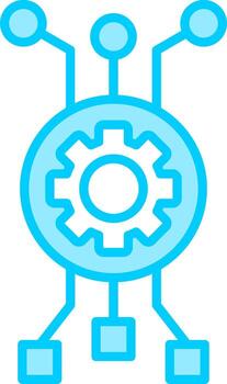 icono de vector de algoritmo