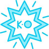 ko vector icono