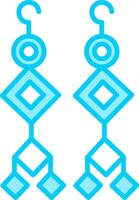 Earrings Vector Icon